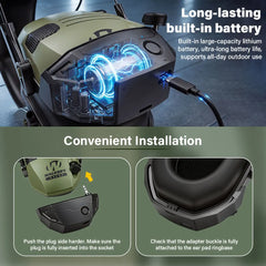 Electronic tactical shooting earmuffs – image 8