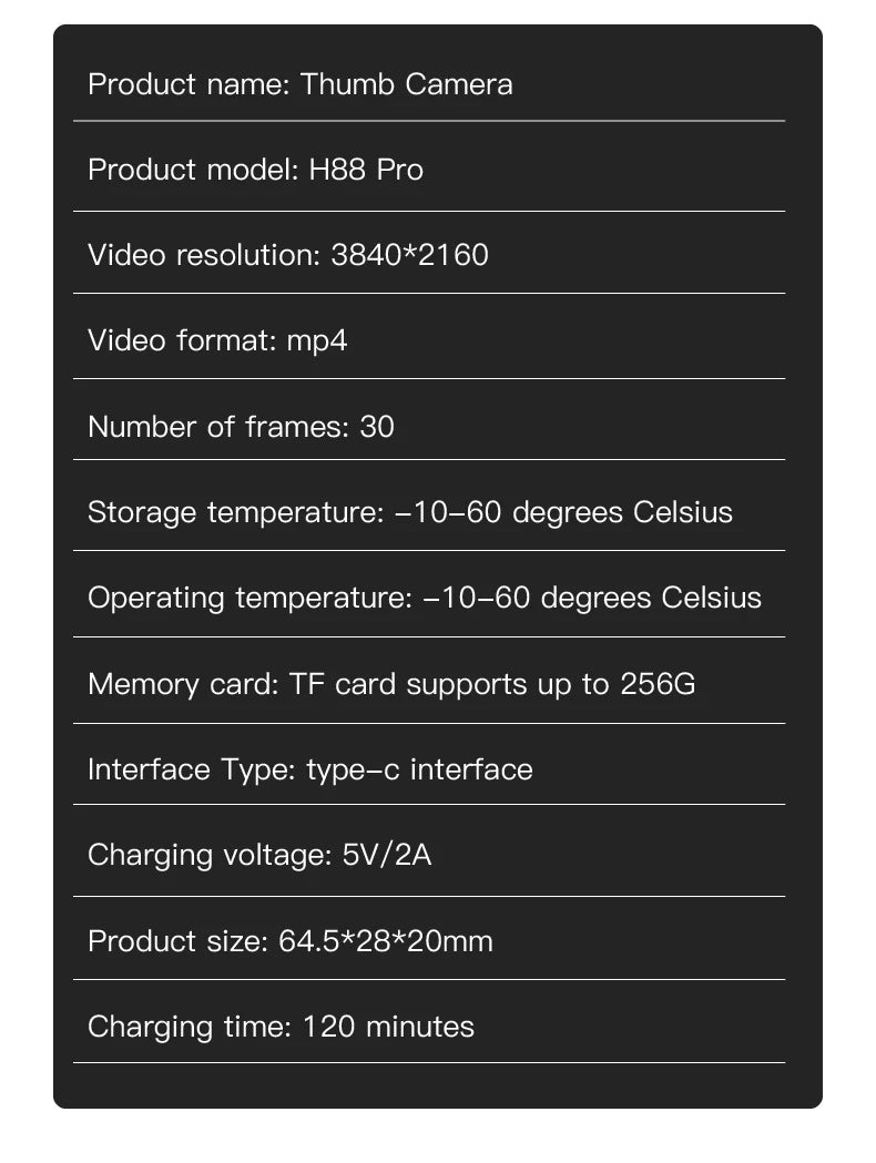 4K UHD Mini Action Camera by Snagg A Portable Camera