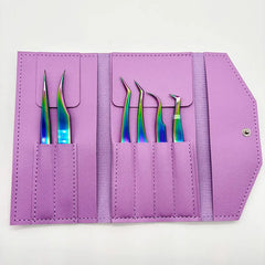 Professional 6 Pieces Precision Tweezer Set – Multi-Functional High Tension Extension Tools