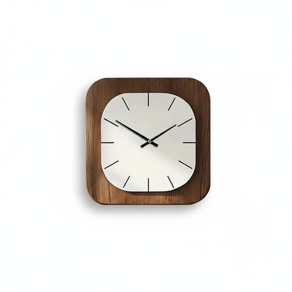 Modern Square Acrylic Wall Clock by Snagg A Clock