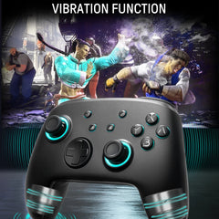 Wireless Pro Controller with Charging Dock Compatible With Switch, Switch 2 & OLED by Snagg A Game Controller