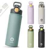 High Performance 700 ML Insulated Sports Flask | Rapid Hydration Straw & All Day Cooling