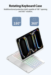 Magic Keyboard Case For iPad Air 11 13 2024 Pro 11 12.9 iPad 10.2 7/8/9th 10th Generation iPad Air 4 5 6 by Snagg A Wireless Keyboard