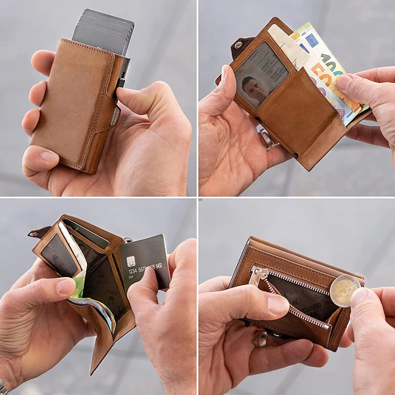 Pop-Up Credit Card Case with RFID Protection by Snagg It Wallet