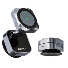 Car Suction Cup Wireless Charger 25W | Magnetic MagSafe Fast Charger for iPhone 12–17 Samsung