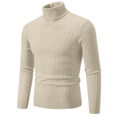 Men’s Essential Turtleneck Pullover | 2026 Winter High-Neck Knitted Sweater