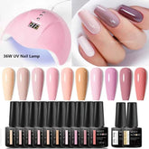 Professional 13 Piece Gel Artistry Collection – Complete 7ml High Pigment Set with UV/LED Performance