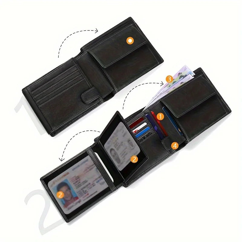 RFID Three Fold Men’s Wallet by Snagg It Wallet