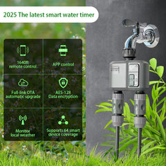 Smart WiFi + RF433 2 Way Garden Water Timer by Snagg A Water Timer