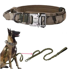 Tactical Dog Collar & Leash Set by Snagg A Leash