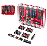 37 - 71PCS Impact Screwdriver Bit Set – Magnetic Multi Insert Power Bits with Nut Driver & Storage Case, S2 Steel