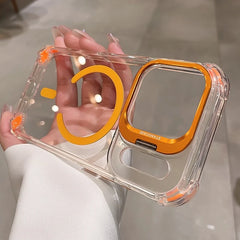 Luxury Transparent Airbag Case - For iPhone 16 Series - Phone Cases & Covers