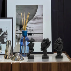 3 Piece Thinker Statue Set by Snagg A Sculpture