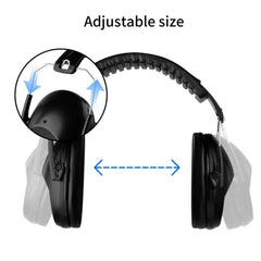 Foldable padded earmuffs for kids and adults – image 5