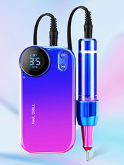 Professional 35,000 RPM Ultra Portable Electric Nail Drill – 4500mAh High-Capacity Rechargeable Manicure Station