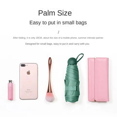 Mini Portable Sun & Rain Protection Umbrella by Snagg An Umbrella