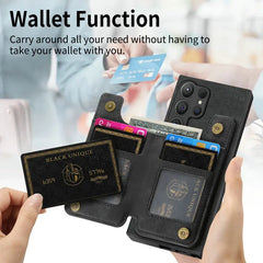Zipper Leather Magnetic Wallet Case – Samsung Galaxy S25 Series - Phone Cases & Covers