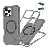 3 in 1 Magsafe Heavy Duty Armor Case - for IPhone 16 Series - Phone Cases & Covers