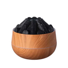 Ultrasonic Charcoal Flame Aroma Humidifier – 300ml