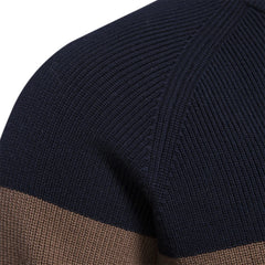 Men’s Patchwork Cotton Cardigan | Premium Full-Zip Autumn/Winter Sweater
