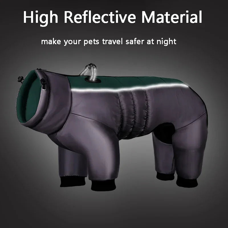 Waterproof Cotton Winter Dog Jumpsuit by Snagg A Jumpsuit