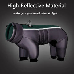 Waterproof Cotton Winter Dog Jumpsuit by Snagg A Jumpsuit