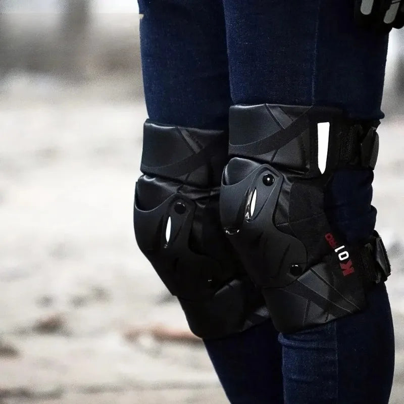 Motocross Knee Guards by Snagg A Motorcycle Knee Pads