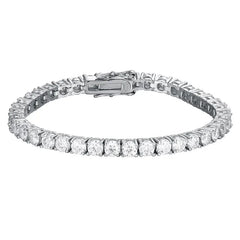 2mm D Color VVS1 Moissanite Tennis Bracelet