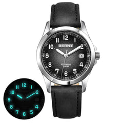 BERNY AM7110VM Frosted Dial Automatic Watch - SnaggIt