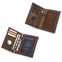 Genuine Leather Passport Wallet by Snagg It Wallet