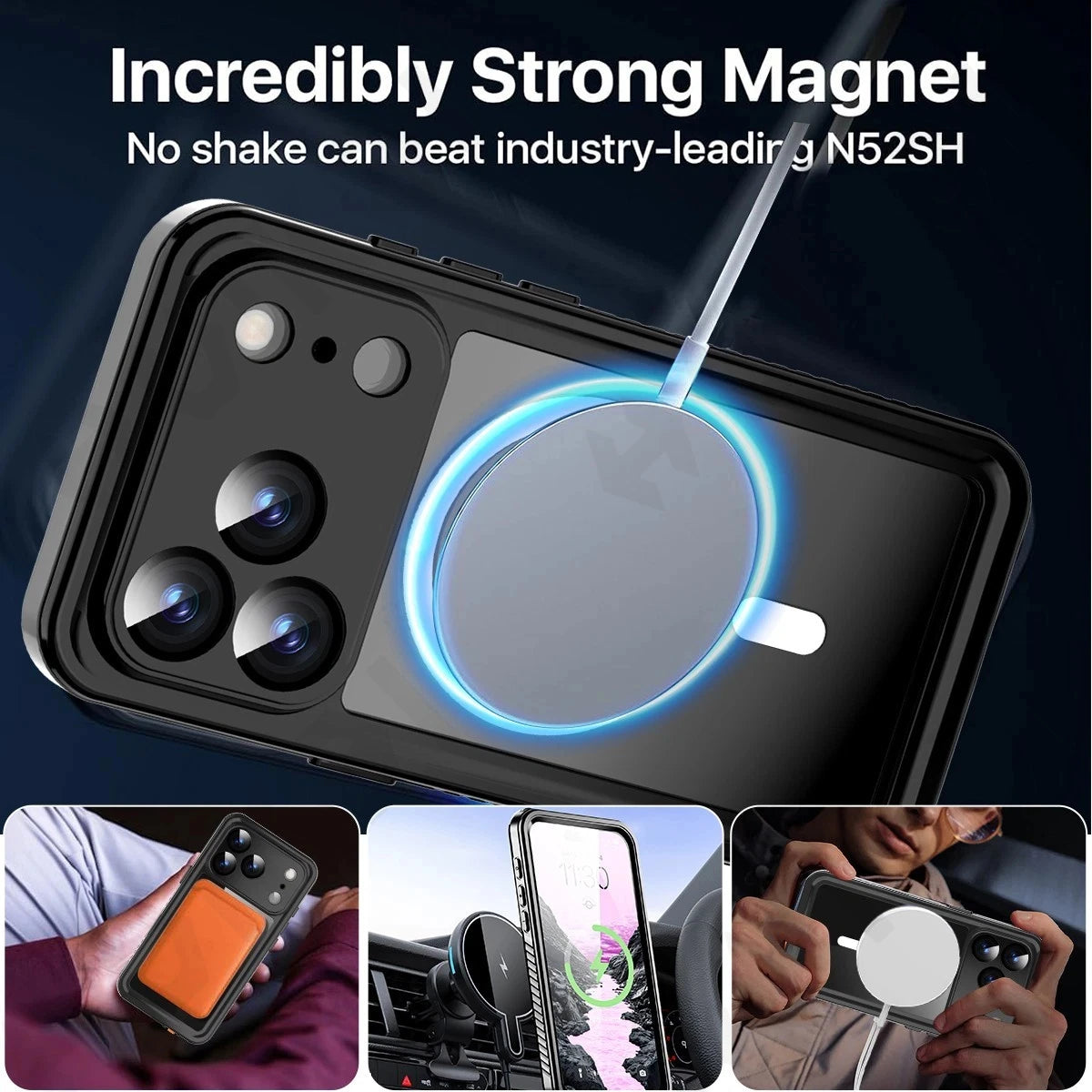 MagSafe Magnetic Case for iPhone 17 / Series by Snagg A Phone Case