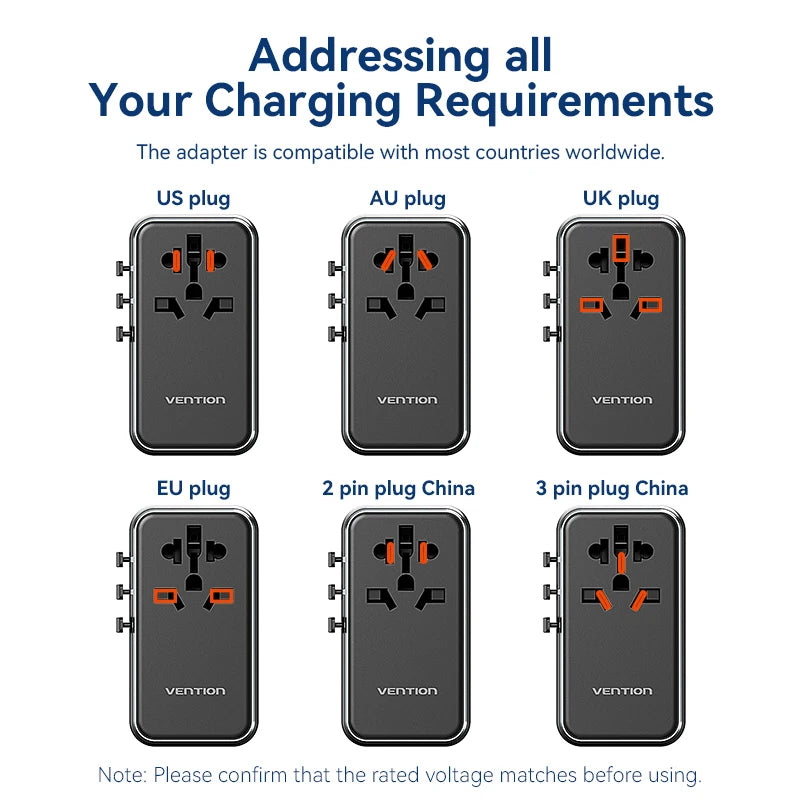 120W Universal Travel Adapter by Snagg A Travel Adapter