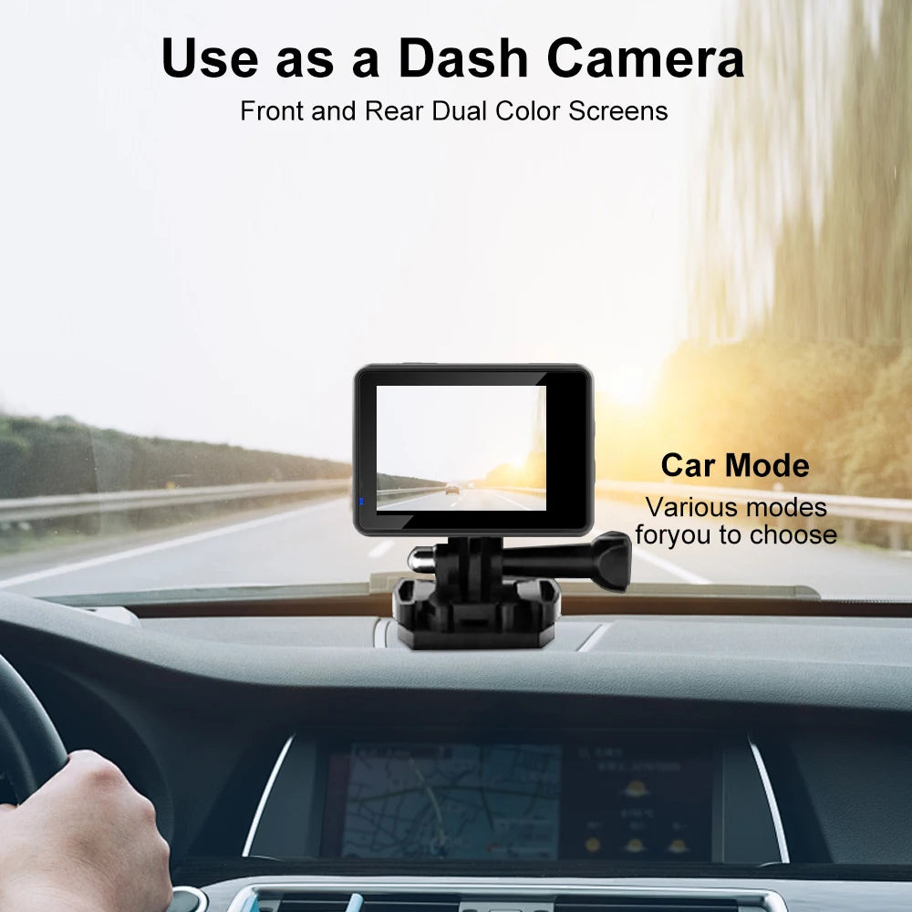 5K Action Camera – 30M Waterproof Sports Cam with Touch LCD by Snagg A Portable Camera