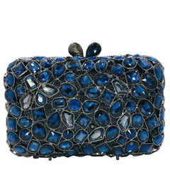 Brown Crystal Evening Clutch - SnaggIt