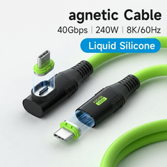 USB-C Magnetic Fast Charging Cable 240W by Snagg A Charging Cable