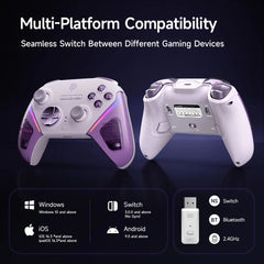 D10 Wireless Gaming Controller | TMR High-Precision Joysticks & Smart Charging Dock