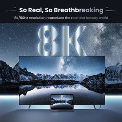 8K HDMI 2.1 Cable Support for TV, Laptop, Projector, PS4 & PS5 by Snagg An HDMI Cable