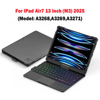 360 Degree Flip Backlit Magic Keyboard For iPad 11th Generation A16/ iPad Air 7 11 13 inch by Snagg A Wireless Keyboard