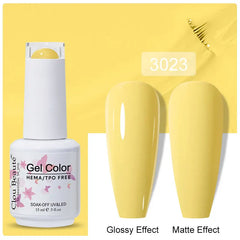 Professional 15ml HEMA & TPO Free Gel Polish – High-Performance Red & Multi Tone Semi Permanent Varnish