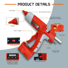 100W Cordless Hot Glue Gun by Snagg A Glue Gun