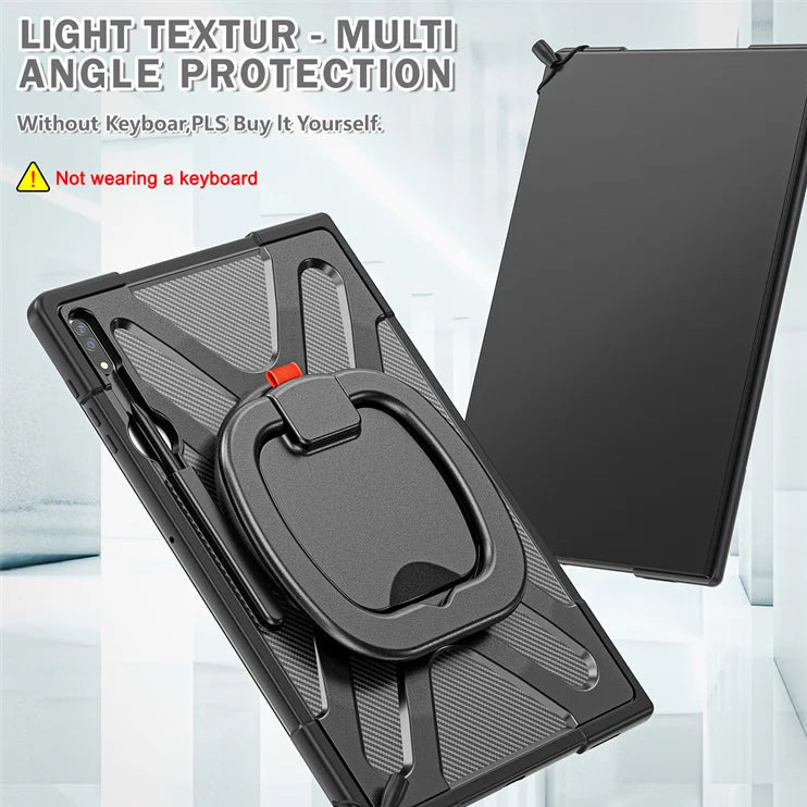 Rotation Hand Ring Stand Case For Samsung Galaxy Tab S8 S9 S10 Ultra by Snagg A Tab Case