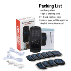 EMS & TENS Pulse Massager – 30 Level Muscle Stimulator for Full Body Relief