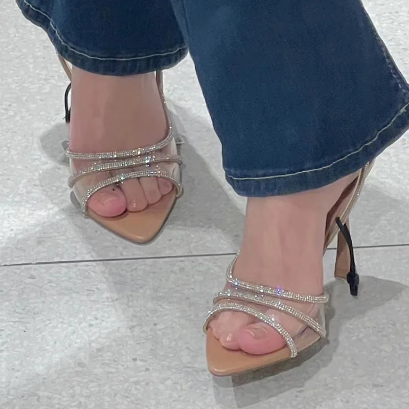 Women’s Fairy Style Thin Heel Sandals by Snagg A Shoes