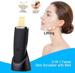 Ultrasonic EMS Skin Scrubber