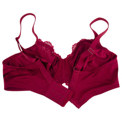 Floral Lace Minimizer T-Shirt Bra | Underwire Full Coverage Non-Padded Unlined