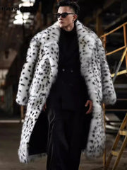 Winter Chic Long Faux Fur Coat by Snagg A Coat