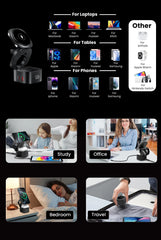 Magnetic 5-in-1 Wireless Charger Stand | 65W GaN Fast Charging Dock for MacBook iPhone Apple Watch AirPods