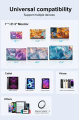 Magnetic Metal Stand 360° Rotatable Holder for iPad by Snagg A Tablet Holder