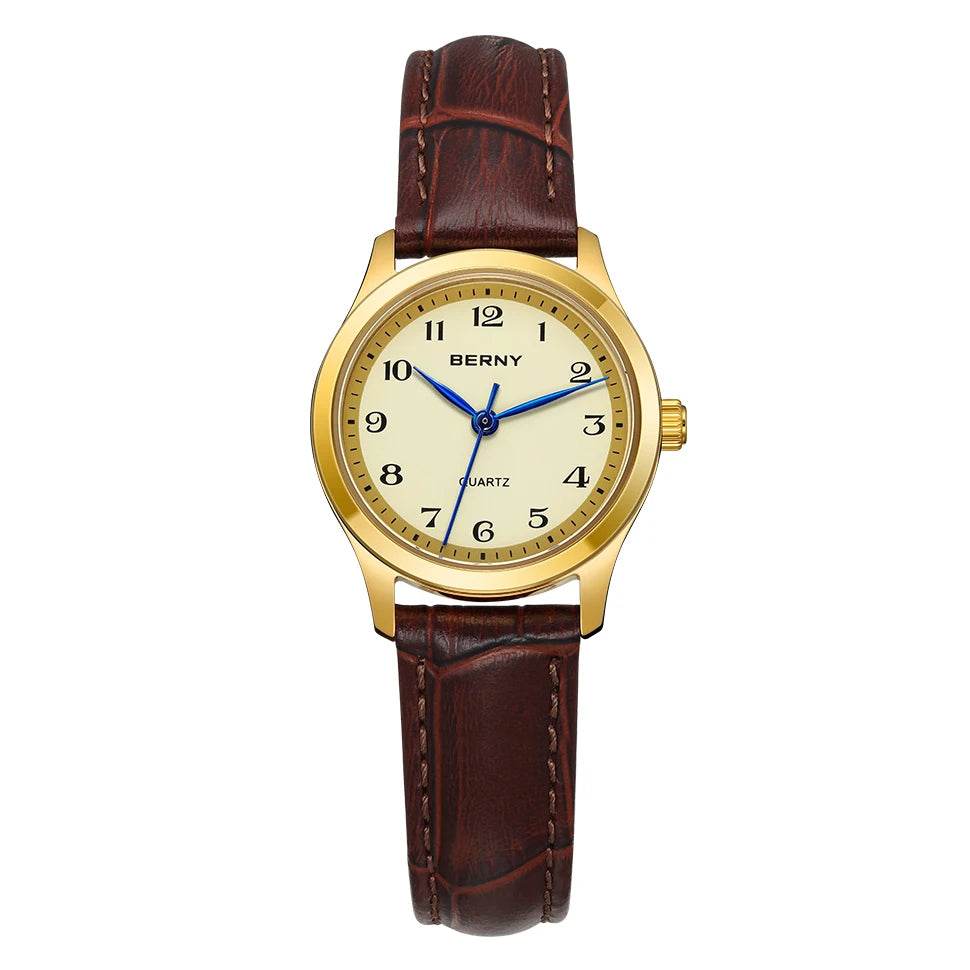 BERNY Women’s Gold Luxury Quartz Watch - SnaggIt
