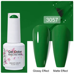 Professional 15ml HEMA & TPO Free Gel Polish – High-Performance Red & Multi Tone Semi Permanent Varnish